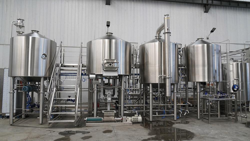 2000L Stainless Steel Fully Automatic Brewhouse